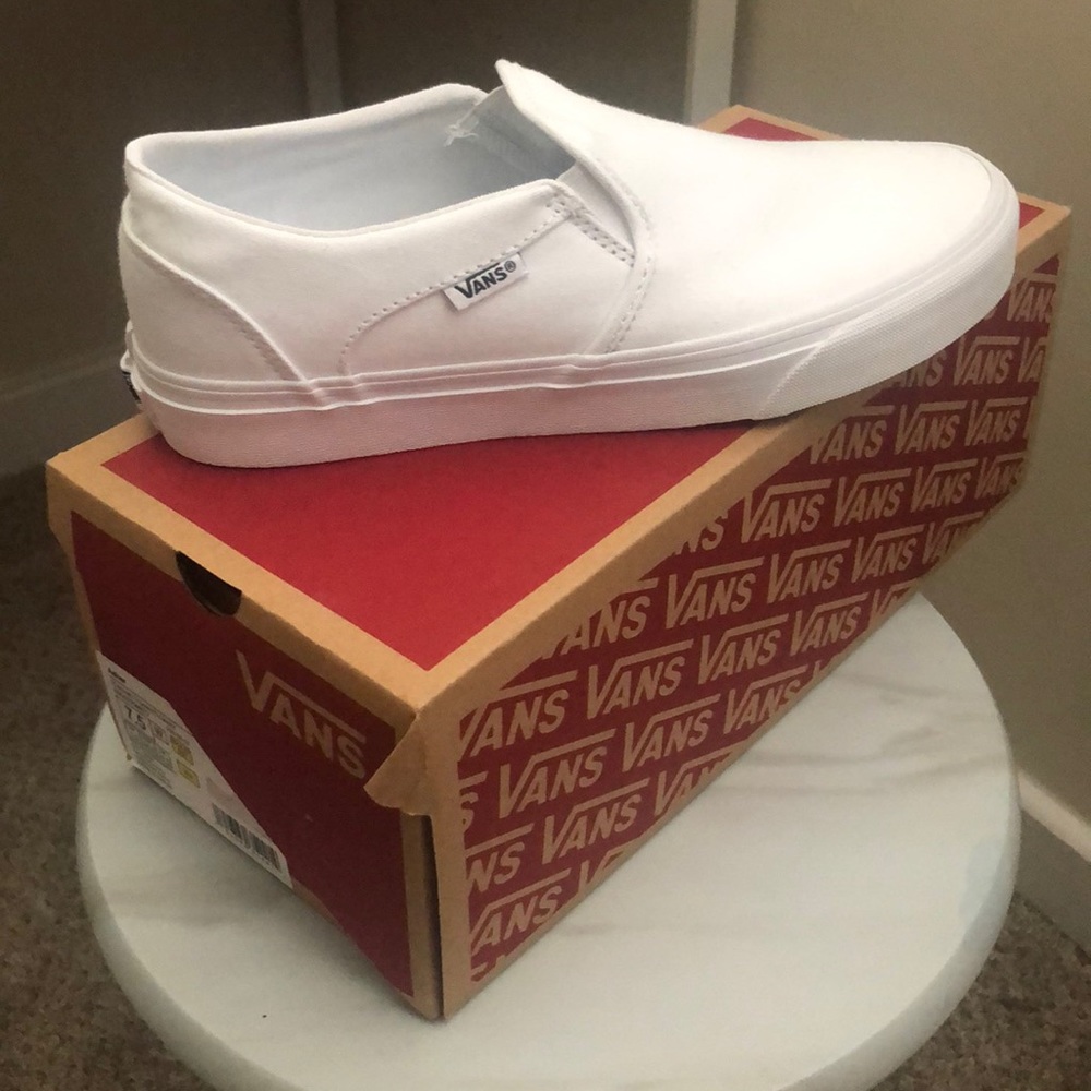 Brand New White Vans!